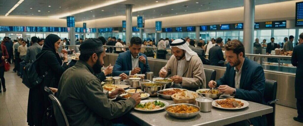 24-Hour Halal Food in airport