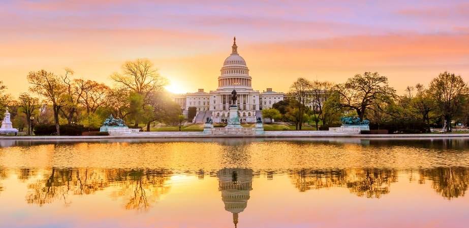 Washington DC city view